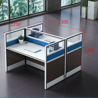 Table d'ordinateur de bureau Design moderne pour 2 personnes, bureau, bureau, bureau, mobilier, prix de gros