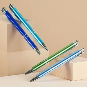 Stylos à bille en gros à prix réduit, personnalisables avec logo, en métal, pour hôtels, bureaux, publicité, cadeaux promotionnels - Product Image 1