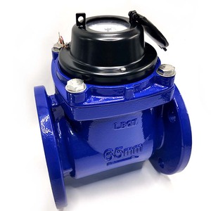 Bán buôn <span class=keywords><strong>Flow</strong></span> <span class=keywords><strong>Meter</strong></span> woltman loại mặt bích Đồng hồ nước khô quay số gang cơ thể đồng hồ nước - Product Image 4