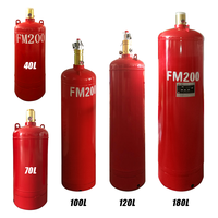 FM200 silinder penyimpanan agen direkayasa untuk sistem kustom kapasitas dapat disesuaikan