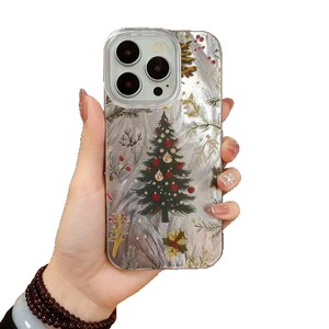 Coque de téléphone de qualité supérieure en PC antichoc avec motif animal de Noël pour 16 Pro Max/14/15 Plus/13/12 Pro - Product Image 6