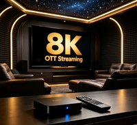 Boîtier IPTV Android 12 avec firmware stable, Mini TVBox, adapté au Royaume-Uni, à la France et à l'Allemagne