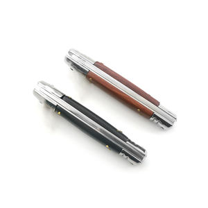 Italian Mafia 440-Blade all'aperto coltello pieghevole sicuro da caccia coltelli da tasca manico in legno manicotto in Nylon per campeggio strumenti tattici OEM - Product Image 5