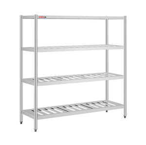 Étagère de rangement commerciale en acier inoxydable 304 pour buffet, bar, <span class=keywords><strong>restaurant</strong></span>, fruits, légumes, chambre froide - Meilleures ventes - Product Image 1