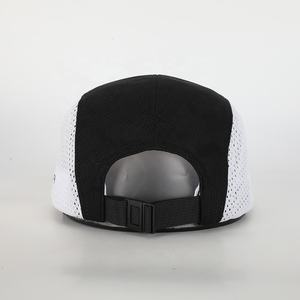 BSci कस्टम डिजाइन कढ़ाई लोगो मुद्रण 5 पैनल शिविर कैप, स्पोर्ट्स रनिंग कैमपर टोपी, हल्के आउटडोर कैंपिंग कैप - Product Image 5