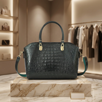 Tas Tangan Wanita Motif Buaya 2026, Tas Selempang Kulit PU, Tas Bahu, Tas Jinjing Resleting Wanita, Tas Jinjing Pegangan Atas