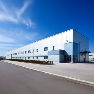 Almacén de Estructura de Acero Prefabricado de Bajo Costo, Estilo de Diseño Industrial SUNRISE - Product Image 1