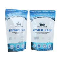 Sachets personnalisés en papier kraft pour sel marin, échantillon gratuit, ouverture facile, emballage plastique recyclable, logo personnalisé