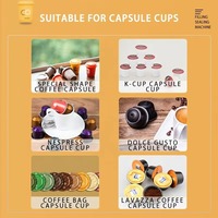 2026 Meistverkaufte Automatische Motorbetriebene Multi-K-Cup Plastikbecher Kaffeekapsel-Herstellungsmaschine