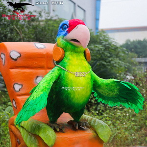Modelo de Animal de Zoológico, Loros Artificiales de Tamaño Real - Product Image 6