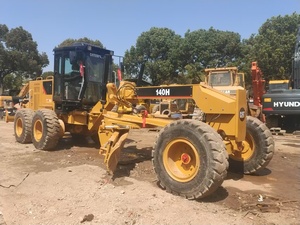 Niveleuse de roue d'occasion bon marché chinoise Caterpillar 140H 140G 140K Machine de terrassement minier de Construction à vendre - Product Image 4