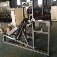 Appareil de musculation professionnel double fonction pour press à jambes, en acier, réglable, avec pile de poids de 80 kg