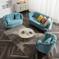 Canapé sectionnel en tissu, mobilier de salon moderne américain, ensemble de canapés 3 places, Design canapé tufté en velours