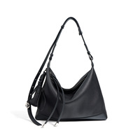 Nouveau sac à bandoulière décontracté pour femme Mifaktory MF260194, motif bonbon, fermeture éclair, cuir véritable, 7 pouces
