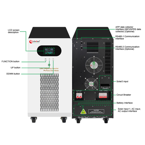 Sistema Solar para el Hogar, Energía para Toda la Casa, 15kw, 10 Kilowatts, 10kw, 20kw, 16kw, 30kw, 40kw, Sistema Solar Fuera de la Red, Híbrido de 10kw, 48v - Product Image 1