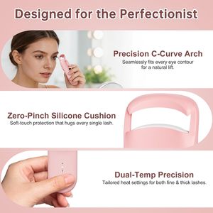 Rizador de Pestañas Eléctrico Recargable, Herramienta para Rizar Pestañas con Calor para un Maquillaje Duradero - Product Image 5