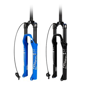 <span class=keywords><strong>Fourche</strong></span> de suspension <span class=keywords><strong>avant</strong></span> TOSEEK MTB avec verrouillage à distance par câble pour roues de 26, <span class=keywords><strong>27</strong></span>,<span class=keywords><strong>5</strong></span> et 29 pouces, tige conique 100x9 mm, composants en aluminium - Product Image 1