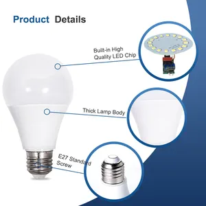 Bombillo Led B22 لمبة led E27 3W 5W 7W 9W 12W 15W 18W مصابيح مزودة بإضاءة ليد/مصابيح كهربائية/مصباح ليد لمبة ، أدى لمبة ، أدى لمبة إضاءة