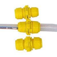Tuyau d'arrosage de jardin en PVC durable et écologique pour femmes, connecteur rapide pour l'irrigation - Installation facile - Plage de température de -10 à +65 degrés