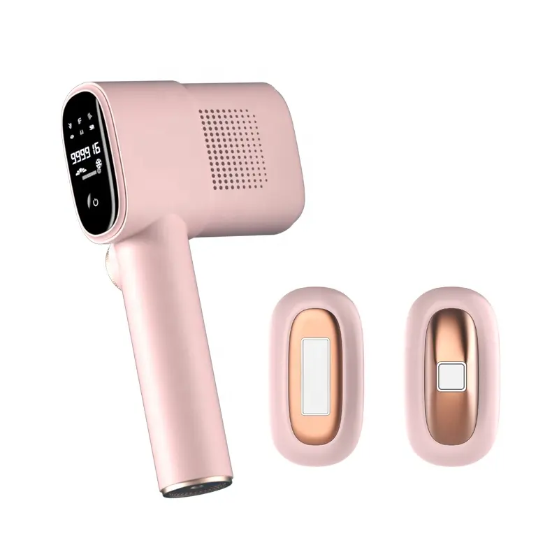 Safir penghilang bulu Laser IPL, penghilang bulu Laser IPL permanen, pegangan rumah, penghilang rambut Epilator listrik portabel untuk tubuh dan wajah