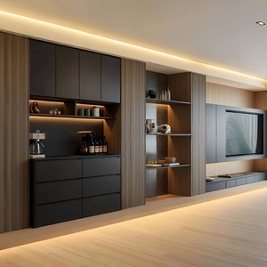 Custom High-End Modular Kitchen <b>Cabinets</b> Solid Wood Doors Western-Style Kitchen Island Quartz Countertops Eco-Friendly - Product Image 5