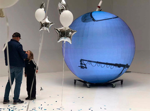 Không thấm nước hình cầu <span class=keywords><strong>LED</strong></span> Video bảng điều chỉnh tùy chỉnh hiển thị bóng linh hoạt cong bóng vòng tròn hình cầu hình dạng <span class=keywords><strong>LED</strong></span> hiển thị - Product Image 3