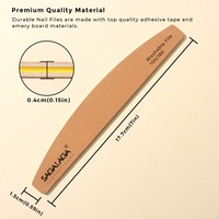 Limes à ongles lavables 100/180 grains, polissoir double face haute densité pour ongles naturels et artificiels, outils durables de qualité professionnelle
