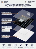Nuevo Diseño: Panel de Control Táctil de Acrílico de 2mm de Grosor para Lavadora, Panel Frontal con Visibilidad Clara y Corte Preciso