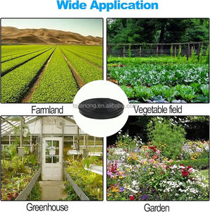 Manguera de goteo de 20mm Sistema de riego por goteo de tubería de goteo de dos agujeros Sistema de bomba solar de pastizales para riego agrícola a gran escala - Product Image 5