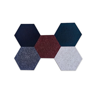 Paneles Acústicos Hexagonales 3D Autoadhesivos Ecológicos Modernos <span class=keywords><strong>para</strong></span> Oficina, Gimnasio, Hotel, Hogar y <span class=keywords><strong>Estudio</strong></span> - Product Image 3