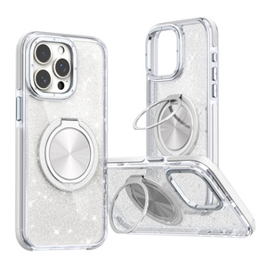 Thiết Kế Sang Trọng Long Lanh Điện Thoại Di Động Trường Hợp Chống Mùa Thu Từ Đứng Chống Sốc Điện Thoại Di Động Bìa Đối Với Samsung A55 A16 A06 S24 Siêu S25 - Product Image 6