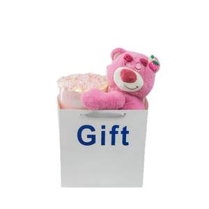 Caja de Regalo de Rosas Preservadas, Flores Naturales de Lujo, Oso de Fresas, Regalo para el Día de San Valentín, Año Nuevo, Regreso a Clases - Product Image 3