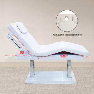 Vente directe d'usine, lit de massage électrique en bois TOMSPA, 4 moteurs, table de massage avec un design moderne et luxueux pour salon de beauté et spa - Product Image 3