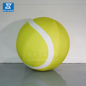 Raqueta de <span class=keywords><strong>Tenis</strong></span> Inflable Gigante y Pelota de <span class=keywords><strong>Tenis</strong></span>, Accesorios Inflables para Publicidad - Product Image 4