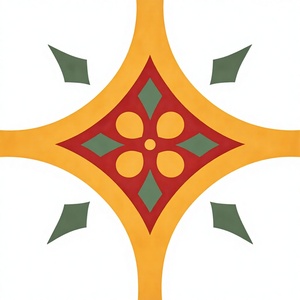 Baldosas de Cemento Encaustic CTS de 150x150mm, Baldosas de Interior de Cuerpo Completo, Diseño Moderno para Villas, Detalles y Bordes, 16mm de Grosor, Origen Vietnam - Product Image 1