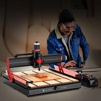 Máquina CNC de Escritorio TWOTREES TTC6050 6090 de 3-4 Ejes para Tallado de Madera, Router CNC para Puertas de Madera