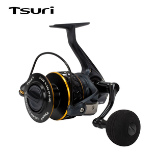 Goldjean — moulinet de pêche action originaux, équipement à tambour fixe en aluminium avec 7 + 1 roulements, Ratio de 4.9:1, frein à friction d'une puissance MAX de 20KG, adapté à la pratique en eau salée ou aux carpes - Product Image 5