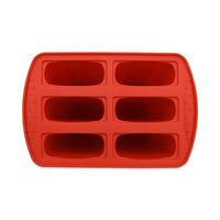 Moule à sucettes glacées en silicone de qualité alimentaire sans BPA, antiadhésif, 6 pièces, réutilisable, facile à démouler, avec bâtonnets pour enfants