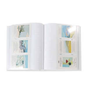 Álbum de Fotos de Impresión Personalizada, Cubierta de Lino de Tapa Dura, Álbumes de Fotos de Recuerdo Autoadhesivos 4x6 para Familias de Boda Bebé - Product Image 3