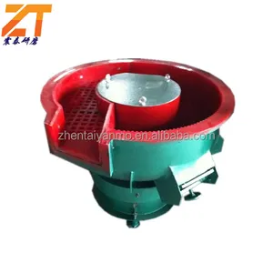 Electric polishing bowl vibratory polishing machines with straight wall bowl