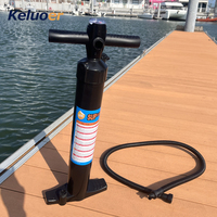 Pompe à air manuelle de haute qualité pour planche de surf/kayak, pompe manuelle portable à double action