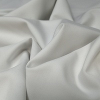 Tissu mélangé polyester 2/1 sergé 148 GSM micro-extensible, respirant, écologique, teint/imprimé sur mesure, antistatique et infroissable