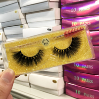 Großhandel 3D und 5D Faux Mink Wimpern 15-20mm 25mm Vegane Weiche Nerz-Wimpern Großhandel mit Eigenem Logo