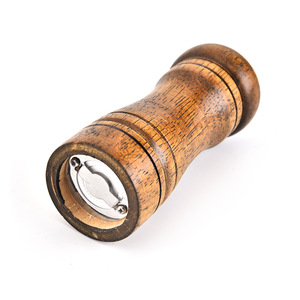 Ensemble de moulin à sel et à poivre, broyeur à sel et à poivre en bois élégant avec moulin en céramique - Product Image 3