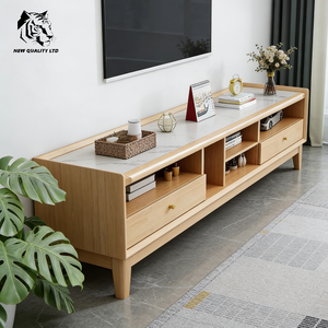 Venta directa de fábrica, precio económico, logotipo personalizado, gran stock listo para enviar, mueble para TV de nuevo diseño, mueble de madera para sala de estar, aparador para TV. - Product Image 5