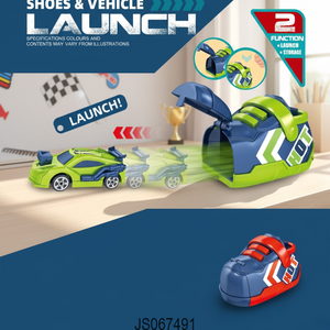 Voiture à Roulettes Éducative STEM en Plastique ABS de Haute Qualité, à Quatre Roues, avec Catapulte, Chaussures de Course, Jouet pour Enfants de 5 à 7 Ans - Product Image 4