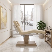 Table de massage électrique chauffante personnalisable en acier inoxydable pour salon de beauté et spa facial – Offre spéciale
