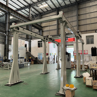 Robot portique télescopique multi-étages avec PLC, moteur à roulement et boîte de vitesses, puissance 3 kW, pour manutention industrielle automatisée, chargement/déchargement