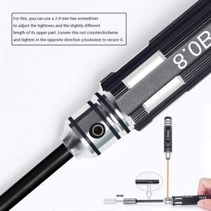 RC 도구 금속 육각 드라이버 세트 알렌 드라이버 플랫 헤드 육각 드라이버 렌치 도구 키트 10-in-1 RC 쿼드콥터 헬리콥터 - Product Image 6