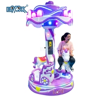 Fabricant d'équipement d'amusement Carrousel électrique à pièces 3 joueurs Mini Fairground Kiddie Rides à vendre